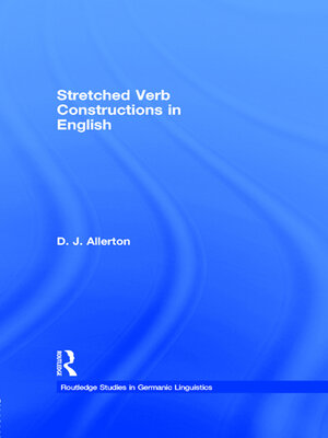 cover image of Stretched Verb Constructions in English